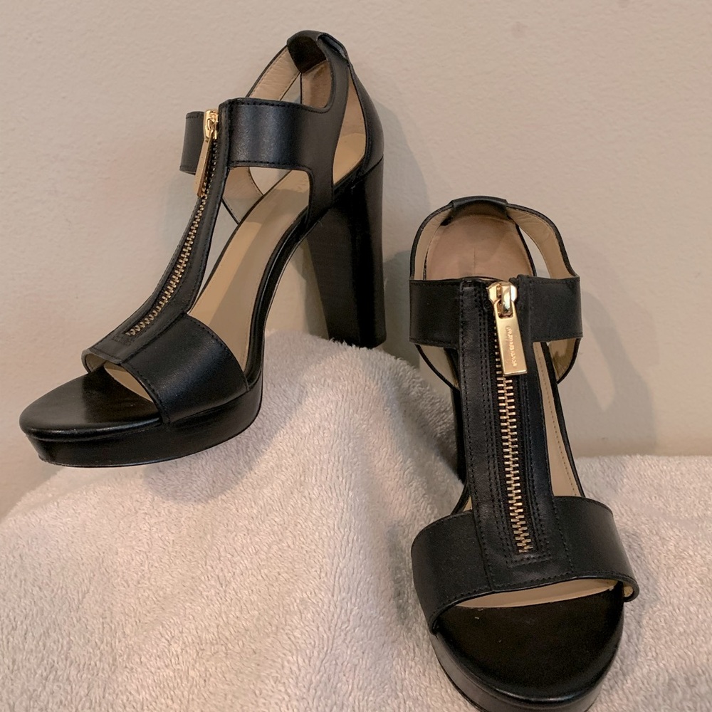 Michael Kors black high heel sandal